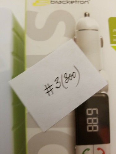 Bracketron Roadtripper SYNC FM Transmitter Handsfree Calling White BT5-6962