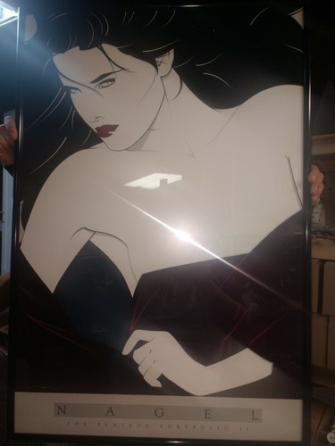 Vintage Patrick Nagel Playboy Portfolio 2 Framed 24x 36 | eBay