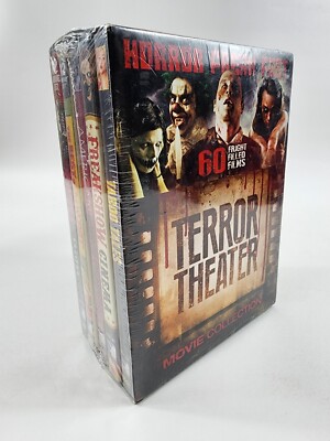 HORROR FREAK FEST: TERROR THEATER MOVIE COLLECTION DVD 60 Movies - Brand New! 