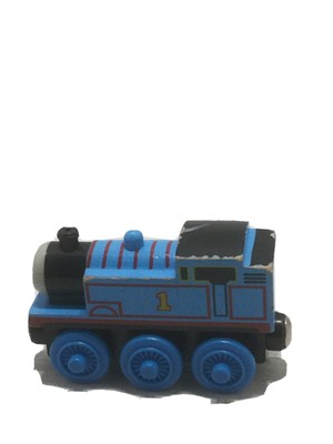 blue wooden train
