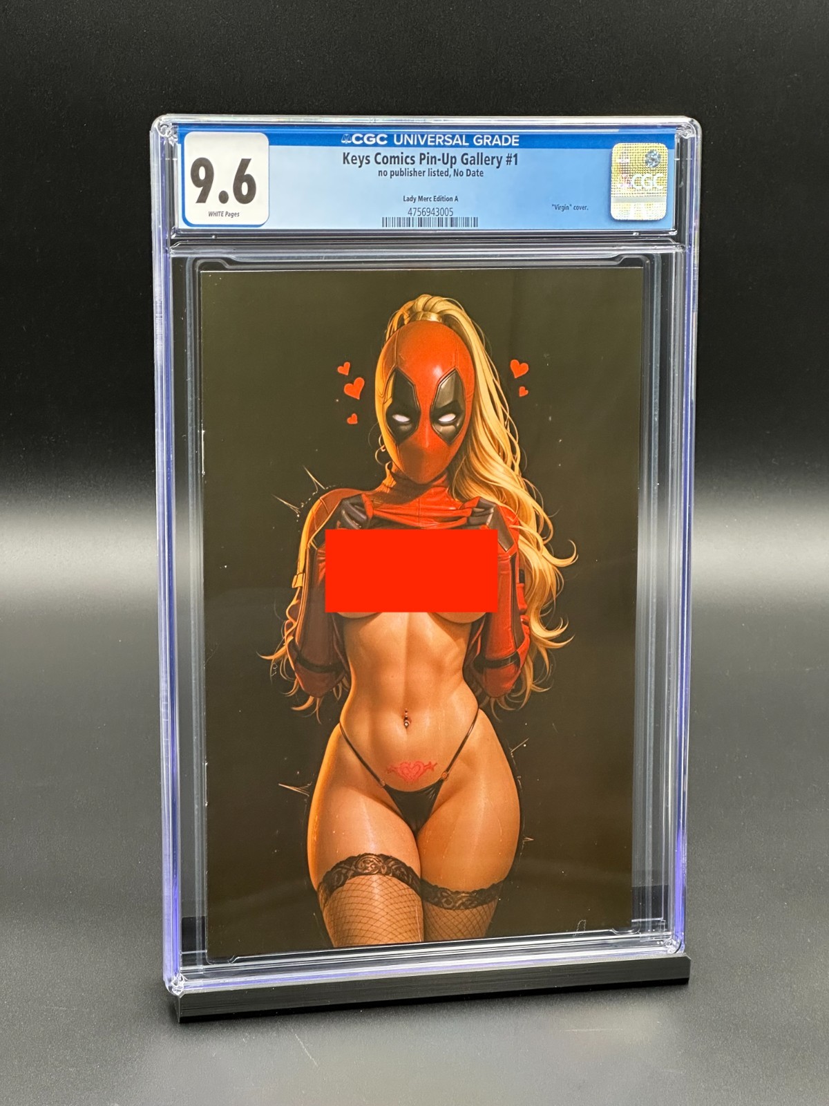 Keys Comics Pin-Up #1 CGC 9.6 - Lady Deadpool - Lady Merc A - 18+ LTD 100