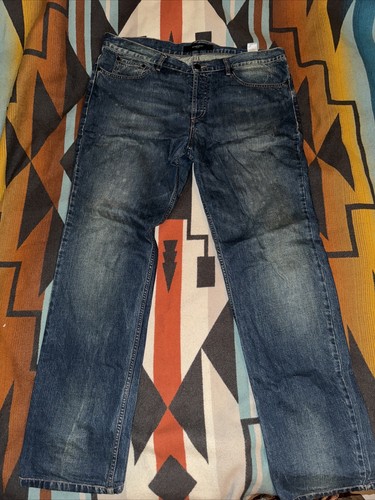 デニム・ジーパン GIVENCHY JEANS BLUE Straight pants in washed denim in - medium blue | Givenchy US