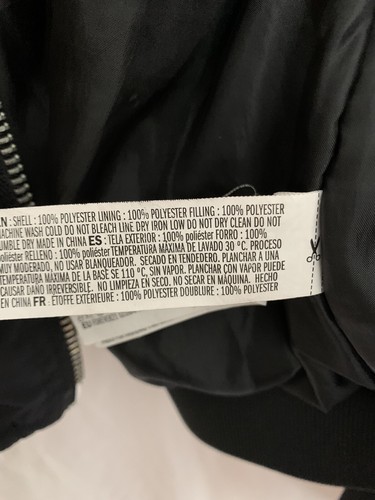Forever 21 Black Bomber Jacket Women Medium