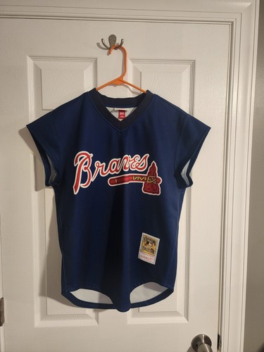 1995年 Braves Chipper Jones ユニフォーム 40(M) Men's Atlanta Braves Chipper Jones Mitchell & Ness Gray 1995