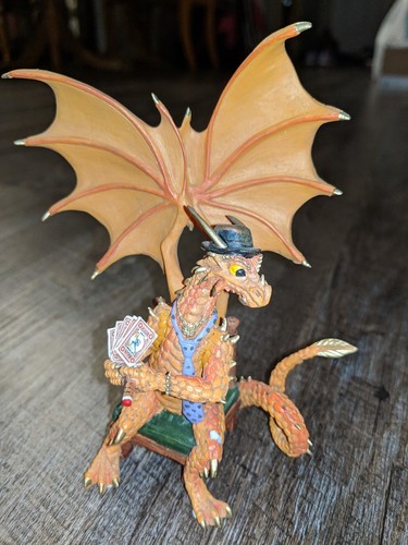Poker Dragons Hold Em' Or Fold 'Em Collection figurines Hamilton Collection