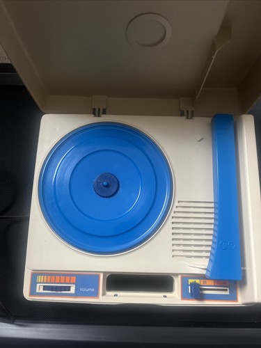 1970s Fisher Price Portable Record Player Turntable Vintage TESTED-WORKING
