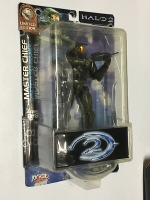 HALO 2 Master Chief LIMITED EDITION FIGURE W/ BATTLE RIFLE SMG JOYRIDE STUDIOS