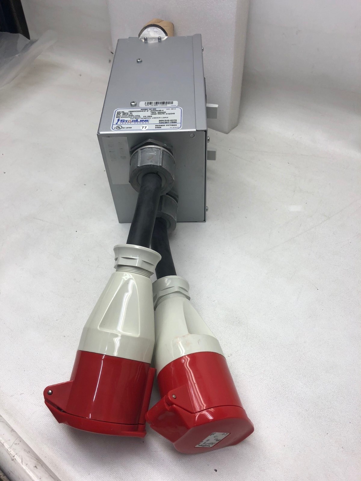 STARLINE BUSWAY TAP BOX CBMDC225HE37-6