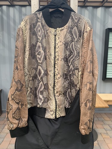 Roberto Cavalli Jacket - 1 of 3 - Real Python Leather | eBay