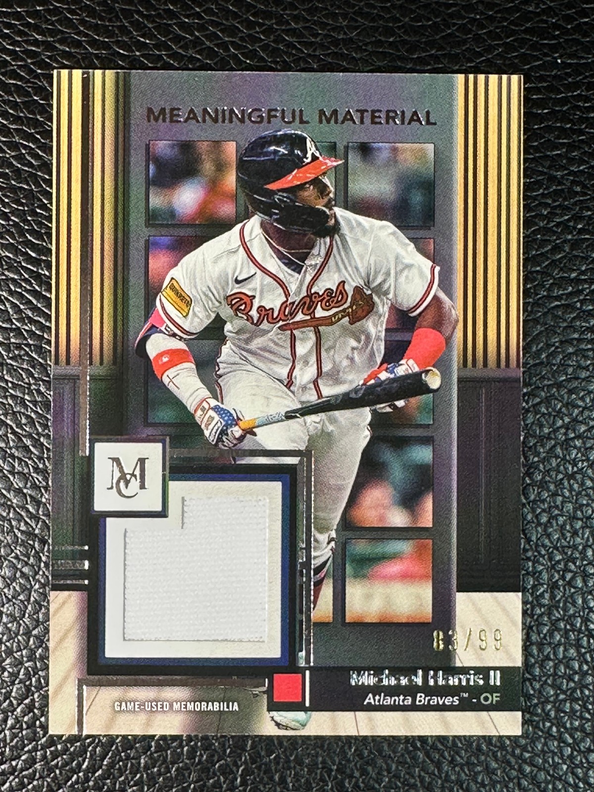 2024 Topps Museum Collection Meaningful Material Michael Harris II 83/99 Jersey