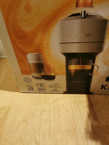 KRUPS XN911B Nespresso Vertuo Next Kapselmaschine Light Grey