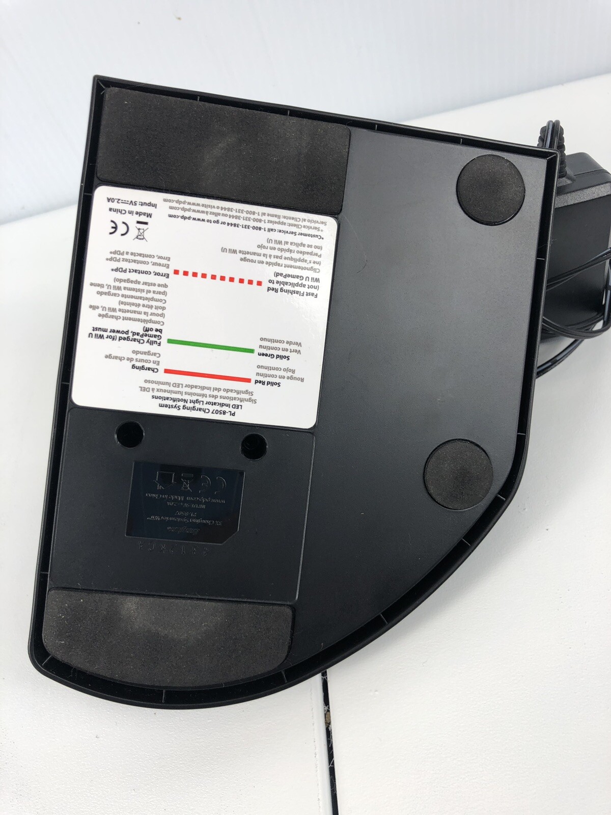 Energizer PL-8507 3X Charging System For Nintendo Wii U - Black Pre-Owned