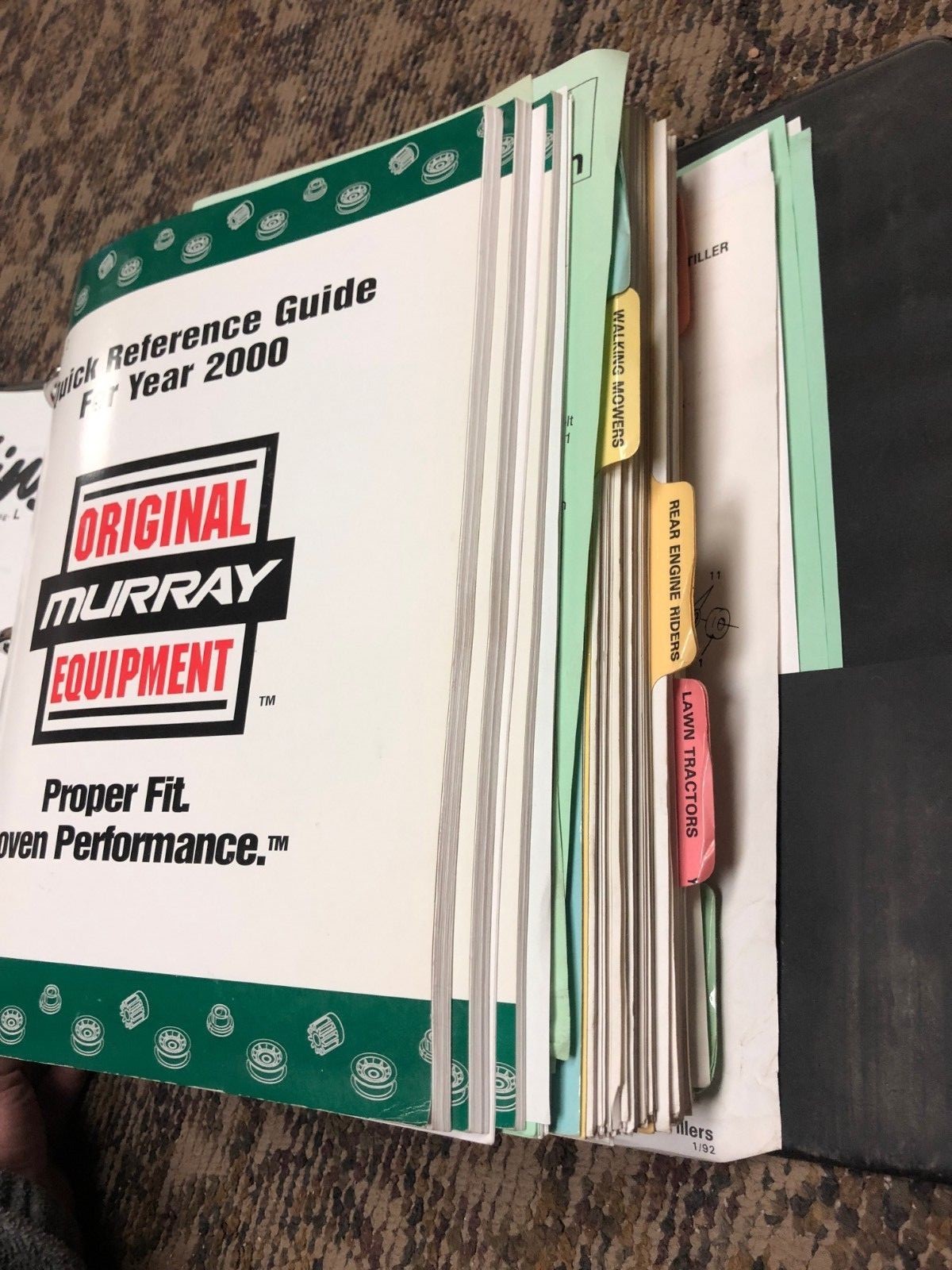 Murray Equipment Lawn Mower Parts Reference Guide 2000-2006
