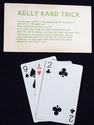 Vtg 1960s Kelly Girl Denver Temp Office Services Agency Advertising CARD TRICK