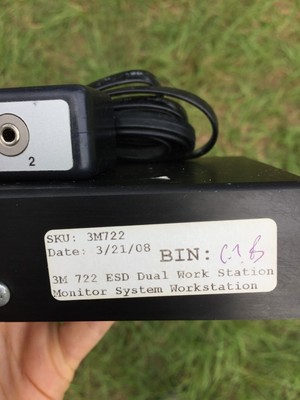 722 work station monitor 3M Grounding Static Discharge & 732 Dual Wrist Input