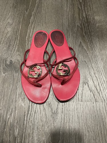 gucci sandals size 9.5 womens color red | eBay