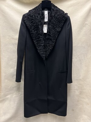 Gianni Versace Couture Wool Coat Womens 44 US 10