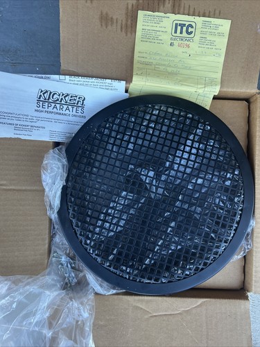 Vintage Kicker Separates 12” Sub-Woofer By Stillwater Designs Brand New W/ Grill