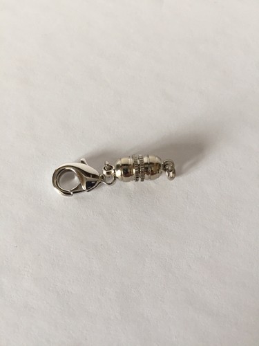 Magnetic lobster claw clasp closure converter set gold tone and silver tone