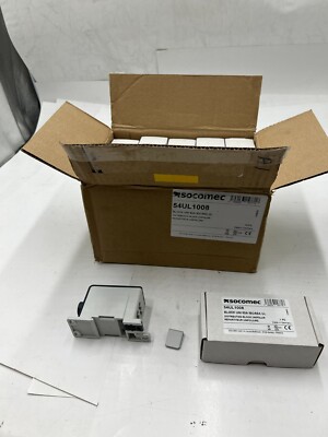 (BOX OF 10) SOCOMEC DISTRIBUTION BLOCK UNIPOLAR 80 A IEC AND 85 A UL, 54UL1008