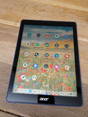 Acer Chromebook Tab 10 Chrome OS Blue Tablet Good condition