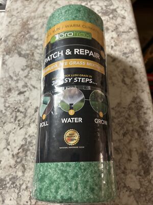 Grotrax Biodegradable Grass Seed Mat, Year Round Green - 50 Sq Ft Quick Fix Roll