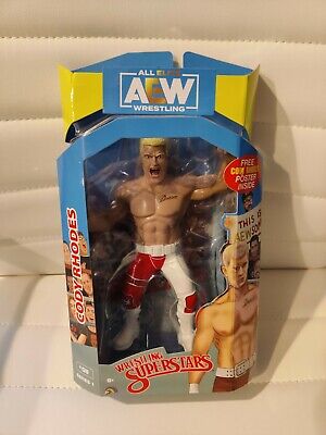 AEW CODY RHODES Wrestling Superstars  Figure Red Gear Walmart Exclusive WWE/AEW