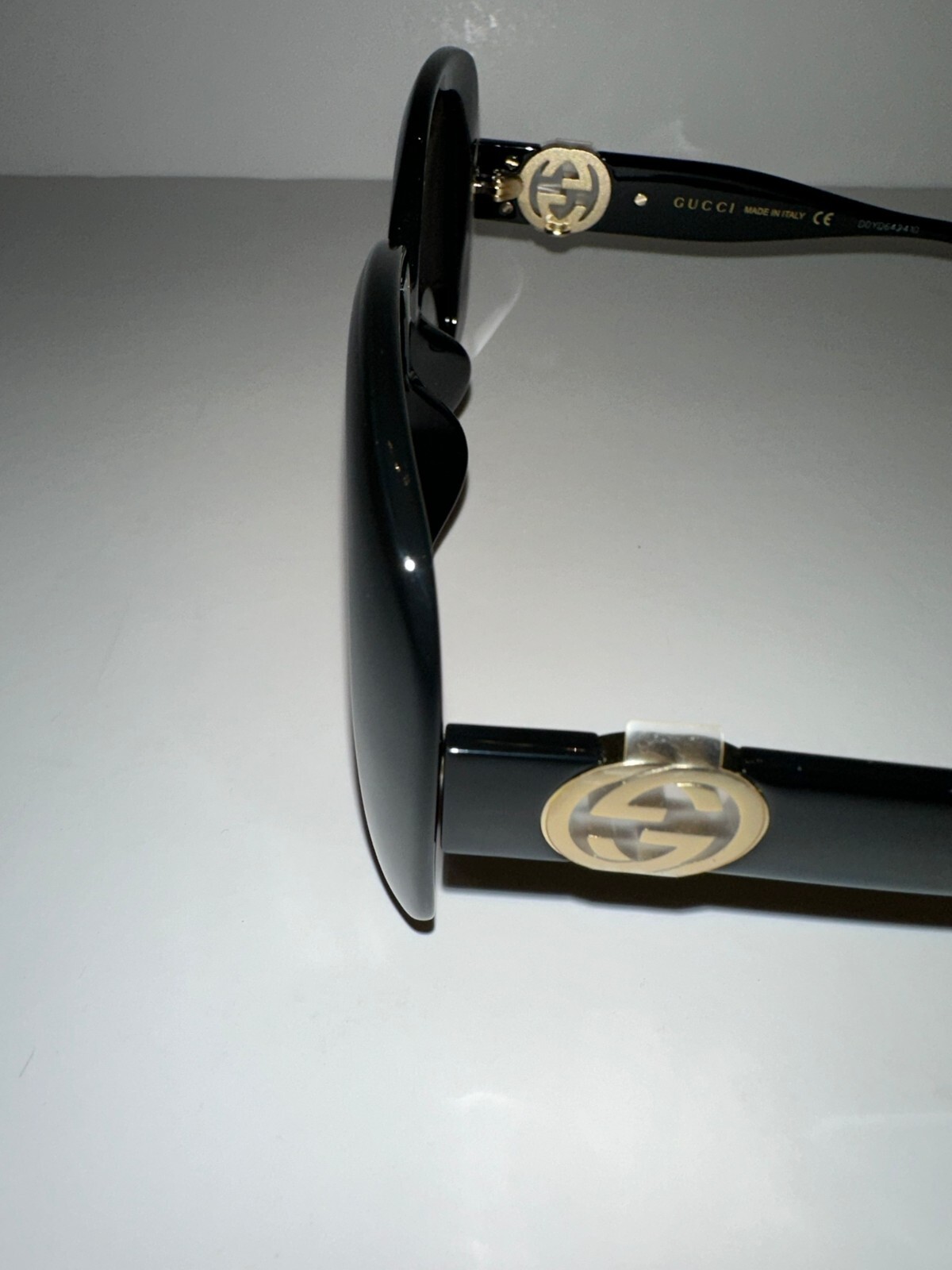 Pre-owned Gucci 681167 Bridge Fit Recrtangular Sunglasses With Brown Lens In Solid Brown Lens