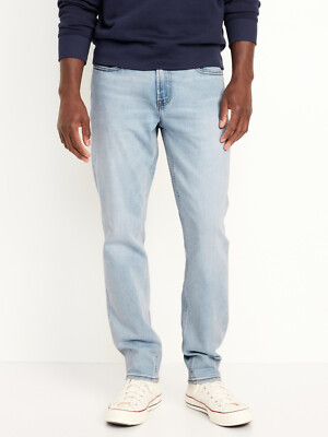 NWT - Athletic Taper Jeans Old Navy - 32 x 30 - Flex - Light