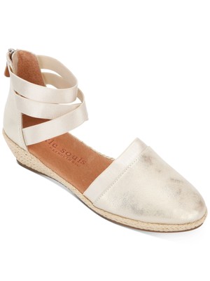 GENTLE SOULS KENNETH COLE Женские серебристые туфли на платформе 1/2 дюйма Noa-beth на танкетке 9,5 м