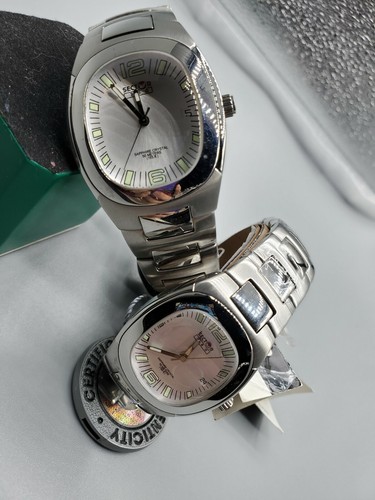 Pre-owned Sector Watch Men's And Ladies Set Of 2  760 White Date Dial