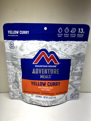 Yellow Curry with Chicken Mountain House Freeze Dried Food Pouch