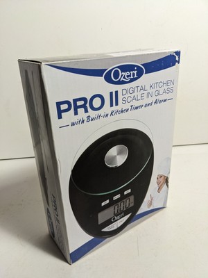 Ozeri Pro Ii Digital Kitchen Scale With Removable Glass Platform And Countdown