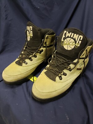 Patrick Ewing Signature 33 Suede Leather High Tops Basketball Sneakers size 13