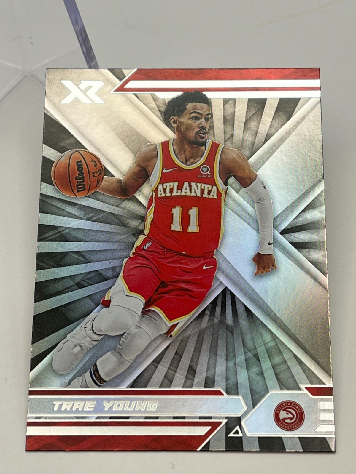2021-22 Panini Chronicles XR Basketball Card #400 Trae Young