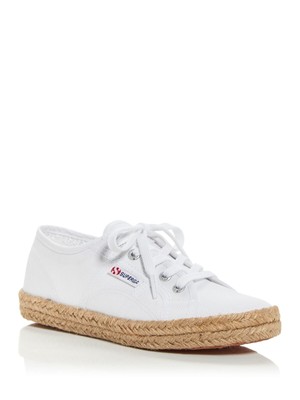

Женские белые спортивные кроссовки на платформе со шнуровкой SUPERGA, Белый, S3121FW