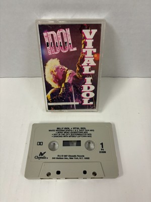Billy Idol Vital Idol Cassette Tape  - White Wedding