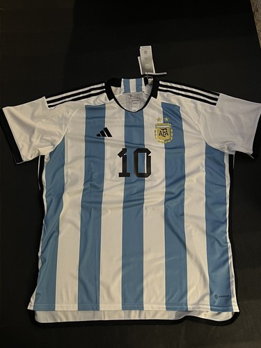 ウェア 07/08 Messi Argentina National Uniform 2007/09 Argentina Away Jersey #18 Messi Large Adidas Soccer