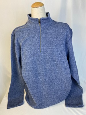 Gap Large Light Blue Men's Quarter Zip Pullover, NWT