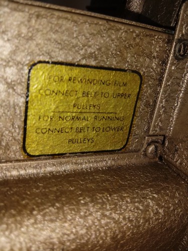 VINTAGE KEYSTONE BRIGHTBEAM K-70 VARIABLE SPEED 8mm MOVIE FILM PROJECTOR