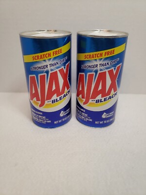 Ajax Powder Cleanser With Bleach 14 oz -LOT OF 2- NEW SEALED PRODUCTS