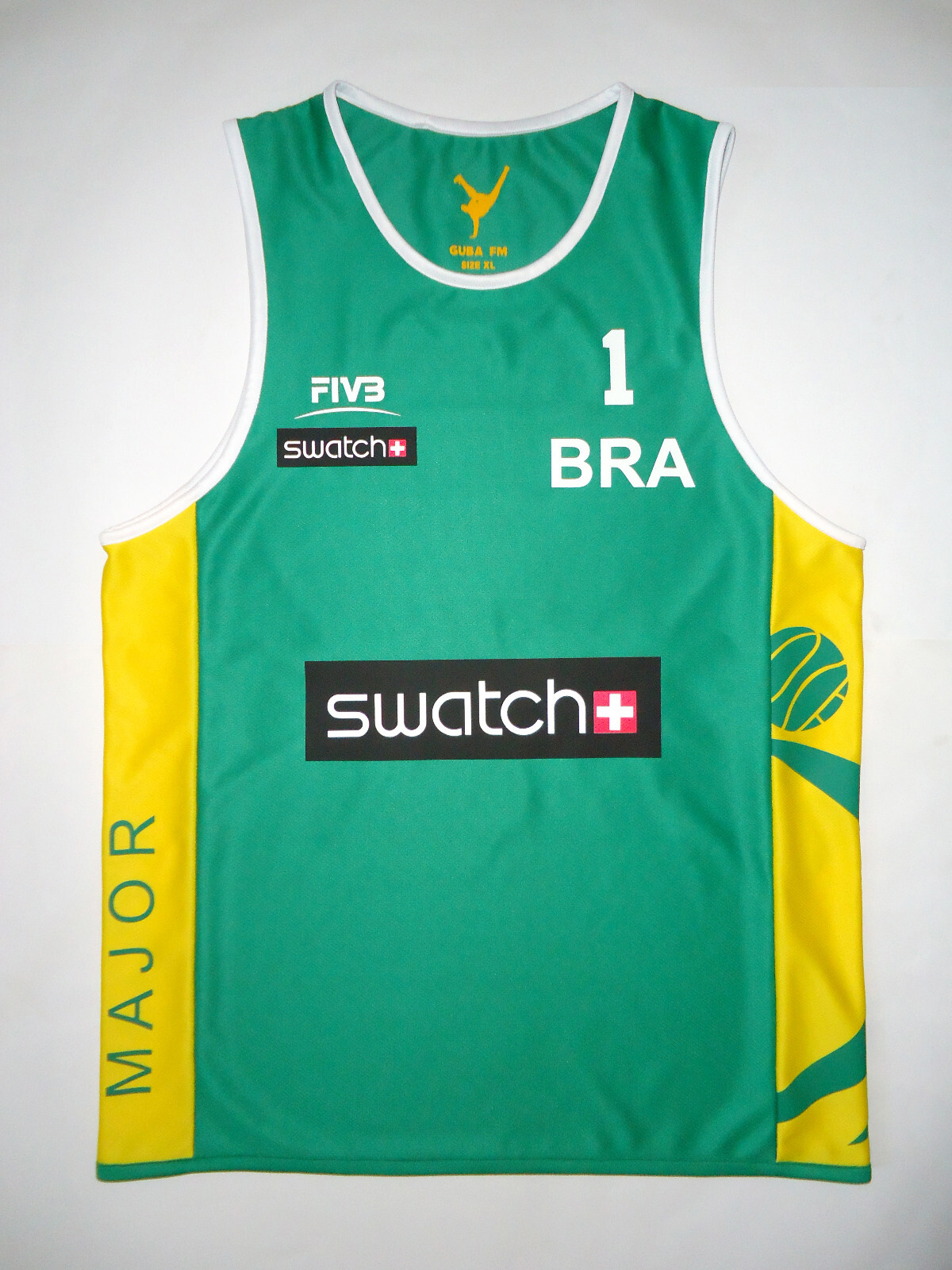 Beach Volleyball Jersey RICARDO/EMANUEL BRAZIL Size S, M, L
