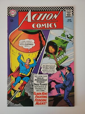 ACTION COMICS # 348 (VF Condition) DC, 1967
