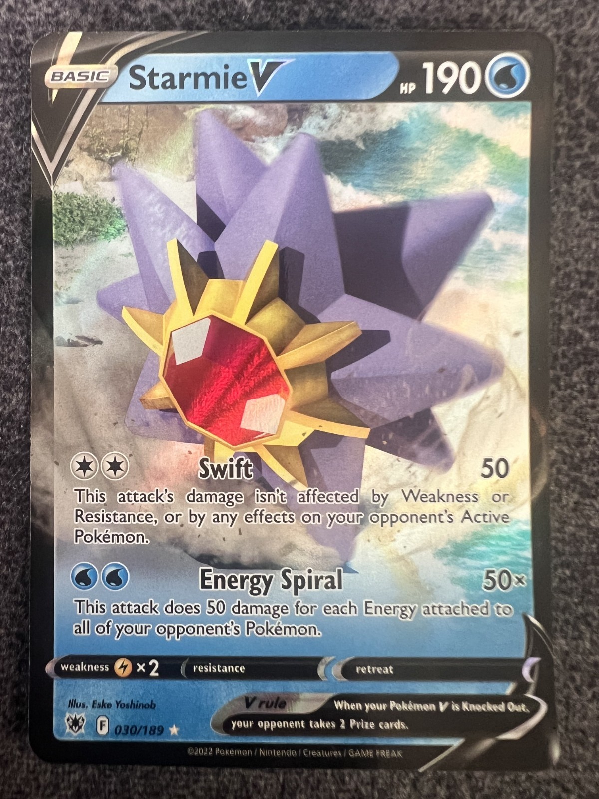 スターミーV CGC9.5 英語版 (Starmie V Alt Art) スターミーV
