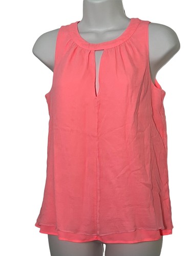 J.Crew Top Women's 2 Silk Keyhole Collar Tank Sleeveless