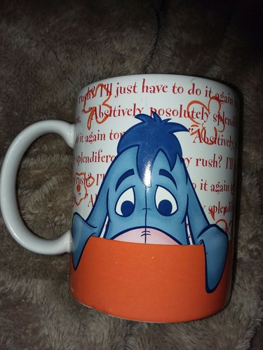 Disney Store Tigger and Eyore Large Coffee Mug