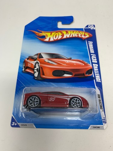 vhtf 2010 Hot Wheels FERRARI F430 CHALLENGE #154 US ☆Red