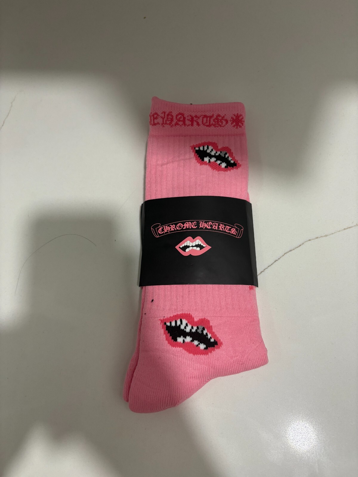 CHROME HEARTS CHOMPER SOCKS 3足セットのピンクのみ CHROME