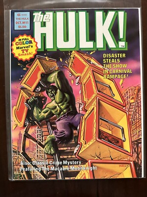 The Hulk #11 1979, High Grade Vintage Marvel Magazine B