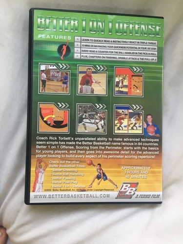 Better Basketball BETTER 1 ON 1 OFFENSE DVD